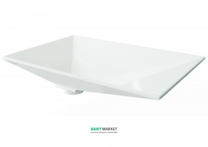 Раковина для ванної накладна Snail колекція Капела біла 120RА100