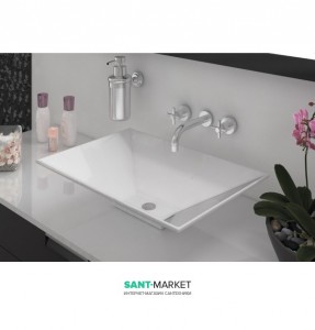 Раковина для ванной накладная Snail коллекция Аполлон белая 118А100