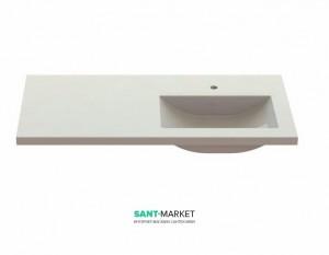 Раковина для ванной на тумбу Snail коллекция Юнона белая 142RА100