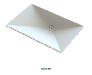 Раковина для ванной встраиваемая Snail коллекция Антарес белая 117А100