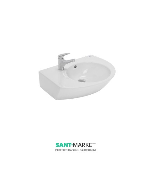 Раковина для ванної підвісна Sanitana колекція Pop біла PPLV5