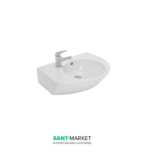 Раковина для ванной подвесная Sanitana коллекция Pop белая PPLV5