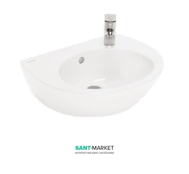Раковина для ванной подвесная Sanitana коллекция Pop белая PPLV4