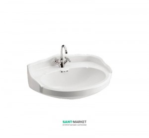 Раковина для ванной подвесная Sanitana коллекция Grecia белая GRLV5