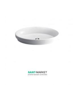 Раковина для ванної вбудована Sanitana колекція Ovalo біла CILE3E1E