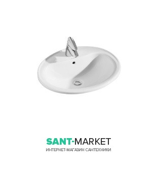 Раковина для ванной встраиваемая Sanitana коллекиця Luso белая LULE2