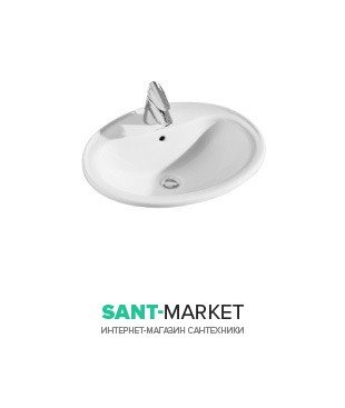Раковина для ванной встраиваемая Sanitana коллекиця Luso белая LULE2