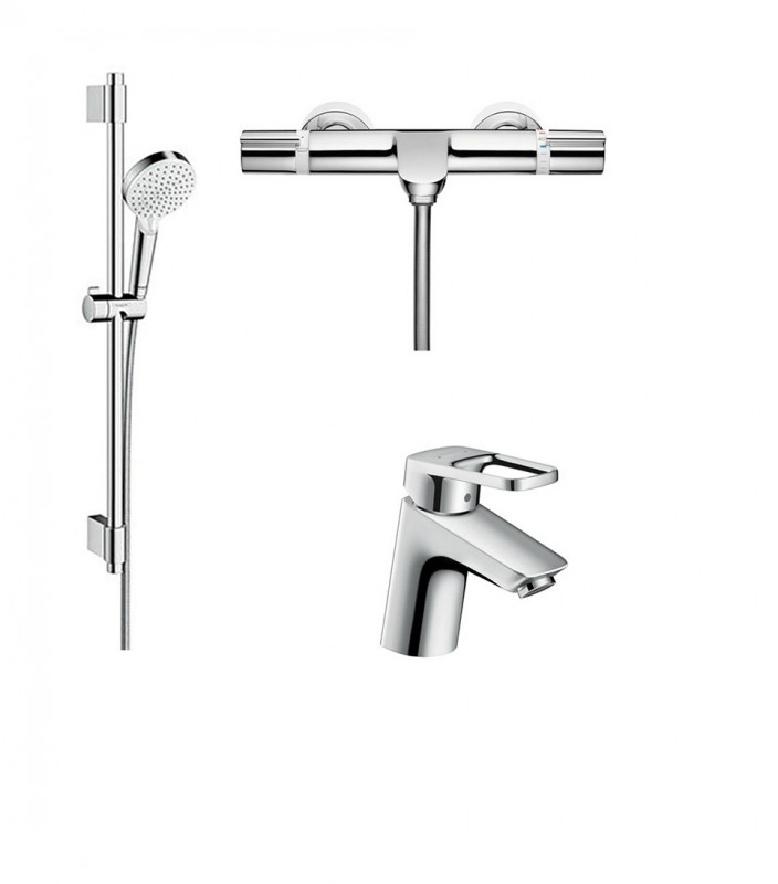 Набор Hansgrohe Logis Loop с душевым гарнитуром 71150000+15348000+27353400