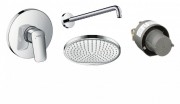 Набор скрытого монтажа для душа Hansgrohe Logis 71666000+26723000+27413000