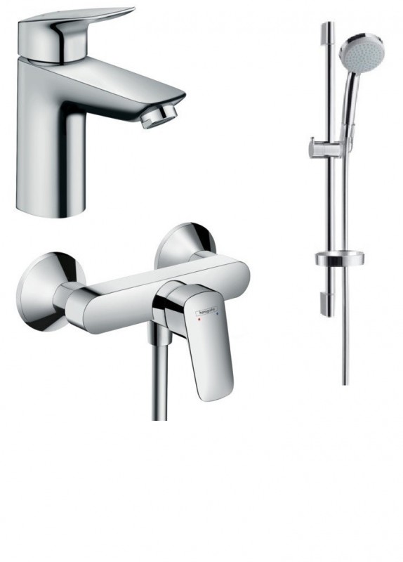 Набір змішувачів для душу Hansgrohe Logis 71100000 + 71600000 + 27772000