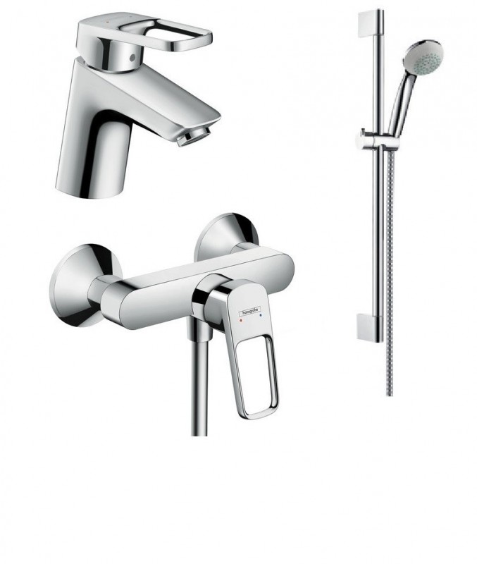 Набір змішувачів для душу Hansgrohe Logis Loop хром 1052017