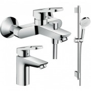 Набор смесителей для ванны Hansgrohe Logis Loop хром 1062017