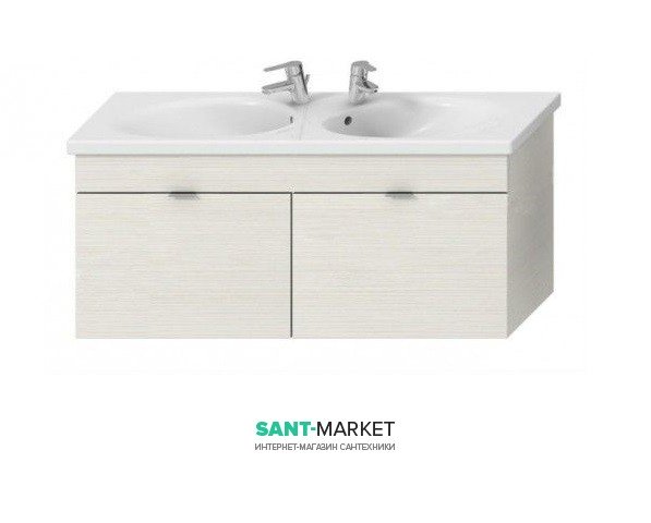 Тумба c раковиною Jika Tigo 122x37x52 підвісна H4551950215601