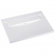 Раковина для ванной Marmorin Tatoo 70,5х50,4 см с белой плиткой литой камень белый 111 070 020 xx x