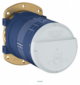 Універсальна вбудована частина Grohe для верхнього душа з стельовим кронштейном 26483000