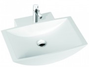 Раковина для ванной Marmorin Atria 65х52 см литой камень белый 150 065 020 xx x