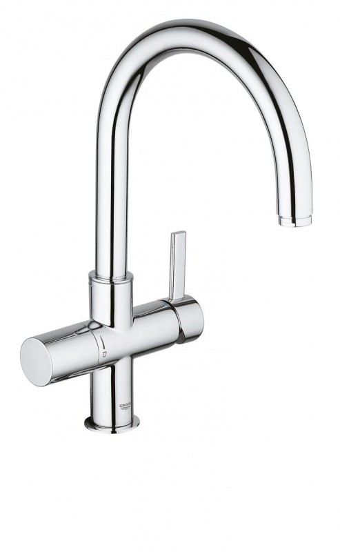Змішувач одинважільний Без фільтра для кухні Grohe Blue хром 33251000