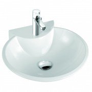 Раковина для ванної Marmorin Disa 50х48 см литий камінь білий 130 050 020 xx x