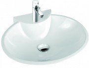 Раковина для ванної Marmorin Disa 60х52 см литий камінь білий 130 060 020 xx x