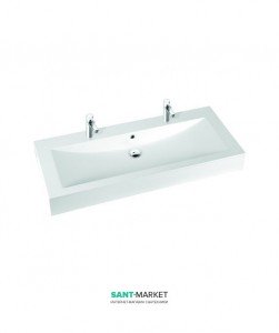 Раковина для ванной на тумбу двойная Marmorin коллекция Ceto белая 170 130 022 xx x