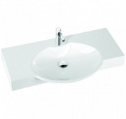 Раковина для ванной Marmorin Carme 98х55 см литой камень белый 260 098 020 xx x