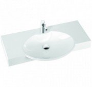 Раковина для ванной Marmorin Carme 98х55 см литой камень белый 260 098 020 xx x