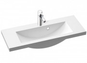 Раковина для ванной Marmorin Talia 80х31 см литой камень белый 270 080 020 xx x