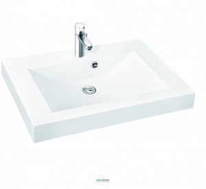 Раковина для ванної на тумбу Marmorin колекція Moira Bis 800 біла 280 080 022 xx x