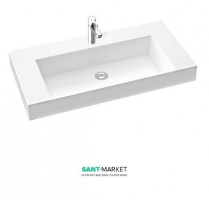 Раковина для ванной накладная Marmorin коллекция Teo белая 641 090 0xx xx x