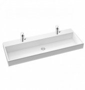 Раковина для ванной накладная двойная Marmorin коллекция Teo белая 641 120 0xx xx x