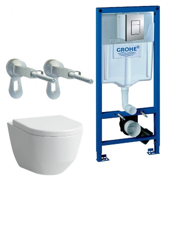 Набор: Rapid SL Набор 3 в 1 + Унитаз консольный Laufen PRO + крышка Soft-Close 38771956