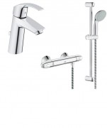 Набор смесителей для душа Grohe Grohtherm 1000 хром 341233