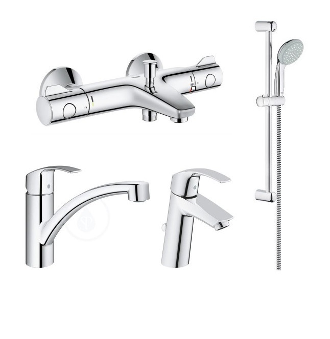 Набор смесителей для ванны Grohe Grohtherm 800 345534