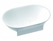 Раковина для ванной Marmorin Liva 48,6х32 см литой камень белый 556 048 020 xx x