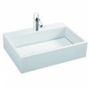 Раковина для ванной Marmorin Modico 80х43 см литой камень белый 350 080 020 xx x