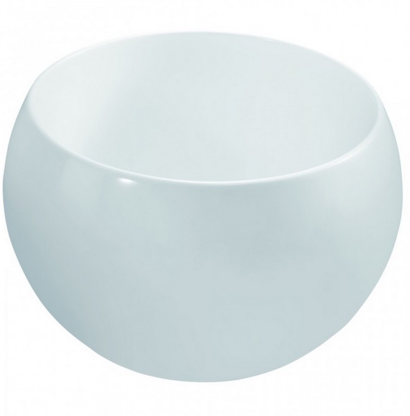 Раковина для ванной Marmorin Perla Ø40 см литой камень белый 360 040 020 xx x