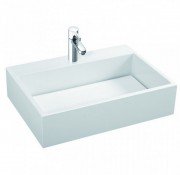 Раковина для ванной Marmorin Modico 80х43 см литой камень белый 350 080 020 xx x