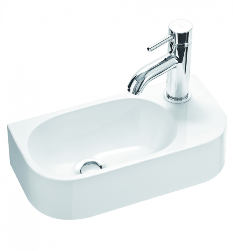 Раковина для ванной Marmorin Elara 2 40х20 см литой камень белый 400 040 020 xx x