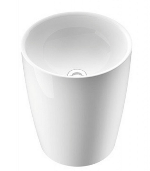 Раковина для ванной Marmorin Lara Ø40 см литой камень белый 665 040 0xx xx x