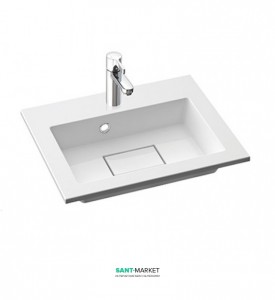 Раковина для ванної на тумбу Marmorin колекція Lira біла 640 060 0xx xx x
