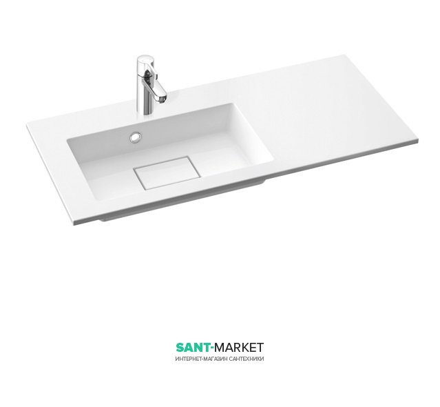 Раковина для ванної на тумбу Marmorin колекція Lira біла 640 090 7xx xx x