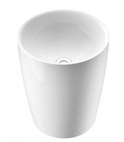 Раковина для ванной Marmorin Lara Ø40 см литой камень белый 665 040 0xx xx x