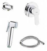 Набір для гігієнічного душу Grohe BauEdge зі змішувачем прихованого монтажу 28512001