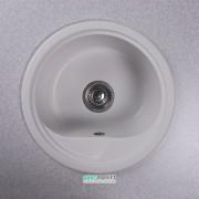 Мойка для кухни круглая Буль-Буль Nevada 45х45х21 врезная Магранит белый 104040001