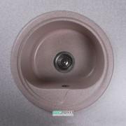 Мойка для кухни круглая Буль-Буль Nevada 45х45х21 врезная Магранит песочный 104047001