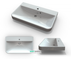 Раковина для ванної підвісна Буль-Буль колекція Carla біла 3508101