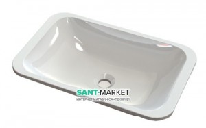 Раковина для ванної вбудована Буль-Буль колекція Aileen біла 3805101