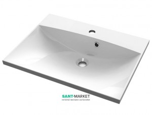 Раковина для ванної вбудована Буль-Буль колекція Amelia біла 0706101