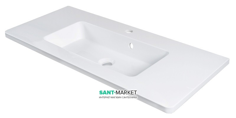 Раковина для ванної на тумбу умивальник-стільниця Буль-Буль колекція Annabelle біла 4009101