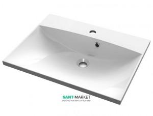 Раковина для ванної вбудована Буль-Буль колекція Amelia біла 0706101